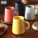 Joudoo Solid Creative Pottery Coffee Mug Europe Glaze High Quality Round Cup Brief Home Office Milk Tea Water Drinkware 35