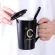 Cup Ceramic Cup Mug With Lid Spoon Male And Female Students Korean Version Milk Cup Drinking Cup Household Tea Cup Coffee Cup