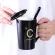 CUP CERAMIC CUP MUG WITH LID SPOON MALE and Female Students Korean Version Milk Cup Drinking Cup Household Tea Cup Cup Cup Cup Cup