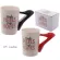 Creative Ceative Ceramic Mugs 3D Hand Painted Cup Girl Makeup Tools Beauty Kit Nail Handle Milk Tea Coffee Mug for Women