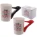 Creative Ceative Ceramic Mugs 3D Hand Painted Cup Girl Makeup Tools Beauty Kit Nail Handle Milk Tea Coffee Mug for Women