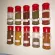 4pcs Ktichen Spice Clips Cabinet Door Self-Adhesive Organizer Rack N Spice Clip Strips Household Ktichen Seasonings Cans Holder