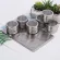 Stainless Steel Spice Pot With Magnetic Storage Container Pepper Seasoning Tool Seasoning Pot Set With Stickers Kitchen Supplies