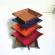 Foldable Storage Box Pu Leather Square Tray For Dice Table Games Key Wallet Coin Box Tray Desk Storage Box Trays Decor