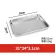304 Stainless Steel Matte Medical Tray Dental Surgical Dish Lab Nail Tattoo Storage Tool Standard Size With Different Sizes
