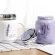 Creative Cartoon Laveder Ceramic Water Mug with Cover Leakproof Coffee Milk Juice Cup Home Office Drinkware