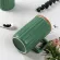 Wooden Lid Ceramic Water Cup Creative Ceramic Cactus Straight Mug Couple Stripe Hotel Home Office Cup