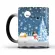 New Merry Ceramic Heat Sensitive Thermochromic Coffee Milk Water Cup Color Changing Cups