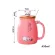 450ml Cartoon Ceramics Cat Mug With Lid And Spoon Coffee Milk Tea Mugs Breakfast Cup Drinkware Novelty S
