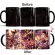 One Piece Black Crazy Luffy Mug 350ml Color Changing Coffee Mugs Cup Moring Milk Cup Mugs For Boy Friends Dropshipping