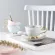 Marble Pattern Ceramic Coffee Cup Saucer Sets Gold Porcelain Tea Milk Breakfast Mugs Birthday Spoon Dishes