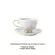 Marble Pattern Ceramic Coffee Cup Saucer Sets Gold Plated Porcelain Tea Milk Breakfast Morning Mugs Birthday Spoon Dishes