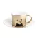 90ml/220ml Cartoon Panda Reflection Cup Creative Reflect Mirror Coffee Cups Collection Mugs Breakfast Bottle