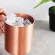 Copper Mug Solid Coppery Handcrafted Durable Moscow Mule Mugs Cocktails Beer Coffee Mug For Bar Drinkwares Party Kitchen 420ml