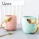 Upors 420ml Creative Ceramic Cup Mermaid Coffee Mug Pearl Glaze Gold Ceramic With Handle Milk Cup Birthday S