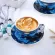 Van Gogh Starry European Small Luxury Coffee Cup Set Latte Flower Cup Cappuccino Afternoon Tea Mug Wf819345