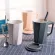 Nordic Ceramic Coffee Mug with Lid and Spoon Porcelain Household Couple Milk Milk Milk Creative Office Tea Cup Drinkware