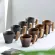 Japanse-Steyle Vintage Ceramic Coffee Mug Tumbler Rust Glaze Tea Milk Beer Mug with Wood Handle Water Cup Home Office Drinkware