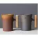 Japanse-Steyle Vintage Ceramic Coffee Mug Tumbler Rust Glaze Tea Milk Beer Mug with Wood Handle Water Cup Home Office Drinkware