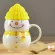 Snowman Mugs Creative S Coffee Milk Cups Ceramic Tea Cup For Xmas Birthday Mug With Spoon