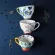 New Product Explosion Heavy Color Hand-Painted Oatmeal Breakfast Cup Home Large-Capacity MUG COFFEE CERAMIC CUP CREATIVE
