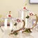 High Grade Enamel Transparent Glass Mug Coffee Tea Mugs Red Flower Heat-Resistant Cup Set With Stainless Steel Spoon Coaster