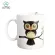 Owl Pattern Heat Sensitive Ceramic Mug Eye Color Changing Heat Sensitive Ceramic 11oz Coffee Milk Surprise