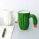 New 3d Cactus Style Mugs Water Container Cups Craetive Tea Milk Coffee Mug With Special Handle Porcelain Ceramic Drinkware