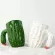 New 3D CACTUS STYLE MUGS Water Container Cups Crative Tea Milk Coffee Mug with Special Handle Porcelain Ceramic Drinkware