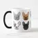 Funny French Bulldog Face Magic Mug Color Change Frenchie Coffee Mugs Tea Cup Novelty Cute Fawn Cups For Dog Lover Birthday