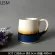 Handmade Retro Coffee Mug With Lid Spoon Large Tea Cup European Classic Coffee Mug Creative Ceramic Coffee Mug Reusable