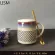 Handmade Retro Coffee Mug with Lid Spoon Large Tea Cup European Classic Coffee Mug Creative Ceramic Coffee Mug Reusble
