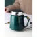 Nordic Mirror Lid Ceramic Vacuum Mug Cup Heat Resistant Handle Office Coffee Teacup Bussiness
