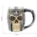 Medieval Retro Striking Warrior Tankard Viking Terror Skull Mug 3d Wolf Beer Coffee Tea Cups Wine Glass Halloween