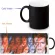 David Bowie Mugs Cup S Magical Heat Sensitive Black Color Change Coffee Tea Cups Ceramic Mug
