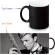 David Bowie Mugs Cup S Magical Heat Sensitive Black Color Change Coffee Tea Cups Ceramic Mug