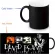 David Bowie Mugs Cup S Magical Heat Sensitive Black Color Change Coffee Tea Cups Ceramic Mug