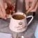 Creative Crown Ceramic Mug Cute Coffee Mug Milk Cup With Spoon Lids Coffee Tea Cup 300ml Capacity Water Mugs X-Mas