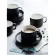 Nordic Matte Coffee Cup And Saucer Set Household Flower Tea Cup Afternoon Tea Cup And Saucer Ceramic Coffee Set Milk Cup