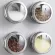 70ml Magnetic Spice Jar Sealed BarbeCue Storage Box Stainless Steel Wall-Mounted Seasoning Tank Set with Stickers