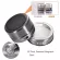Magnetic Spice Jars with Pedestal Food Grade Stainless Steel Container Set with Labels Stickers Seasoning Bottle Pepper Storage