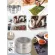 70ml Magnetic Spice Jar Sealed Barbecue Storage Box Powder Box Stainless Steel Wall-Mounted Seasoning Tank Set With Stickers