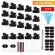 5/10/15/20pc Salt And Pepper Shakers Spice Jars Spice Container Plastic Does Not Contain Bpa Canister Set Kitchen Sugar Bowl