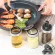 Kitchen Supplies Seasoning Jar Seasoning Pot Set Combination Glass Creative Kitchen Supplies Spoon Cover Integrated Round