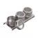 Magnetic Spice Jar Set Stainless Steel SPICE TINS ​​WALL MOULTED RACKSPICE Storage Container Pepper Seasoning Continers