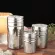 Stainless Steel Seasoning Jar Salt Sugar Shaker Pepper Bottal Rotating Cover Toothpick Holder BBQ Spice Storage Can Kitchen Tool