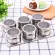 Magnetic Dustproof Visible Stainless Steel Seasoning Pot Outdoor Spice Barbecue Seasoning Pot With Stickers