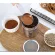 Chocolate Shaker Lid Stainless Steel Icing Sugar Flour Cocoa Powder Coffee Sifter Cooking Tool Bv789