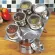 Magnetic Spice Jar Set with Sticker Stainless Steel Spice Tins Spice Storage Container Pot Kitchen Condiment Holder Kitchen Tool