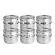 12pcs/Set Clear Lid Magnetic Spice Tin Jar Stainless Steel Spice Sauce Storage Container Jars Kitchen Condiment Holde